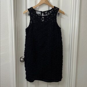 Mud Pie Chic Black Lace Sleeveless Dress